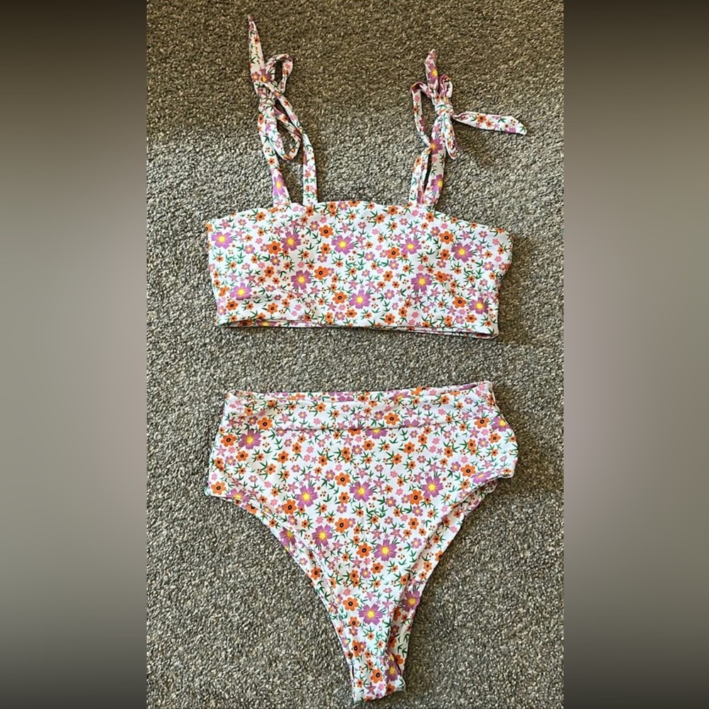 SHEIN Floral Bikini Set - Multicolor